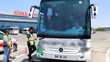 Sivas'ta Kurban Bayramı İçin Emniyet Kemeri Denetimleri Başladı