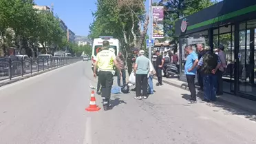 Amasya'da Yaya Geçidinde Motorsiklet Kazası