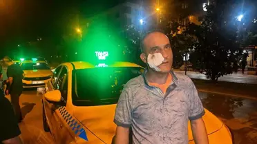 Yol verme kavgası taksi durağına taştı: 2 yaralı