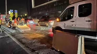 Küçükçekmece'de Trafik Kazası