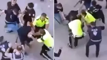 Sokak ortasında taşlı, sopalı kavga: 3 kişi yaralandı