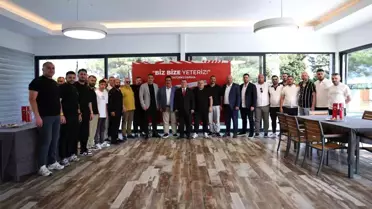 Samsunspor'dan Bayramlaşma Töreni ve Destek Çağrısı