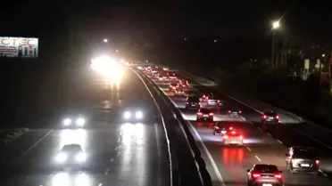 Tatilciler Dönüş Yolculuğuna Başladı