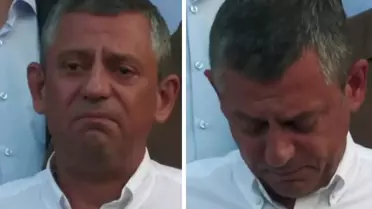 Özgür Özel, kameraların karşısında göz yaşlarını tutamadı