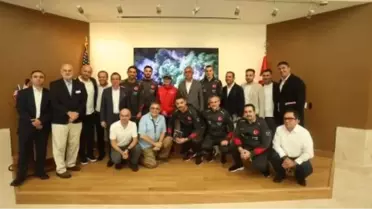 Aziz Sancar'a Sporcu Ziyareti