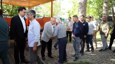 Yahyalı Belediye Başkanı Esat Öztürk, Personeli ile Bayramlaştı