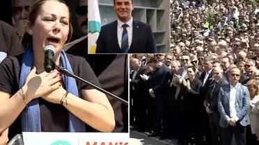 Ferdi Zeyrek'in eşi, alanda toplanan binlerce kişiden helallik istedi