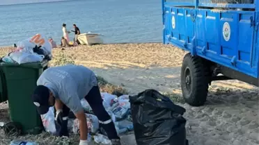 Keşan'da 200 Ton Çöp Toplandı