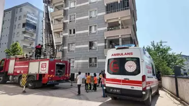 Siverek'te Apartman Yangını Paniğe Neden Oldu