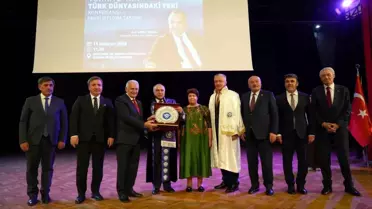 Arnavut Büyükelçi Genji Mucaj'a Fahri Doktora Tevdi Edildi