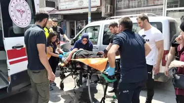 Forklift Kazasında Elektrikli Motosiklet Sürücüsü Ağır Yaralandı