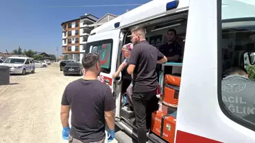 Bolu'da Komşunun Cesareti Yangını Söndürdü