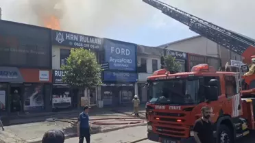 Ümraniye'de Yangın Kontrol Altına Alındı