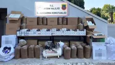 Aydın'da Tütün Kaçakçılığı Operasyonu