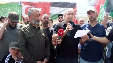 Kayseri'den Gazze Yürüyüşü'ne Uğurlama