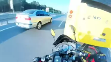 Maltepe'de Motosiklet Kazası