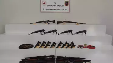 Viranşehir'de Jandarmadan Silah Operasyonu