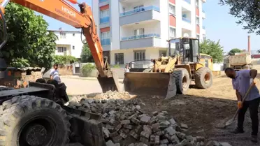 Turgutlu'da Yol Yenileme Çalışmaları Başladı