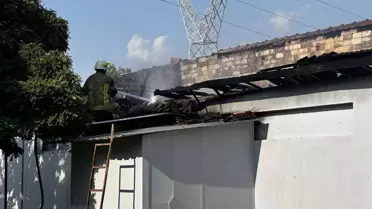 Ödemiş'te Bebek Yangında Hayatını Kaybetti