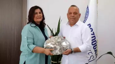 CHP Aydın İl Başkanı ve Belediye Başkanları Bozdoğan'ı Ziyaret Etti
