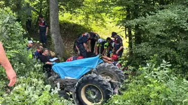Traktör Devrildi, 33 Yaşındaki Kadın Hayatını Kaybetti