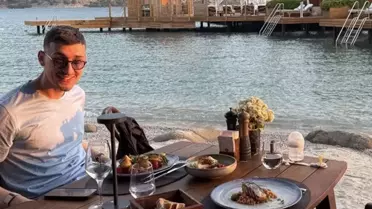 Galatasaray'ın gündemindeki yıldız kaleci Djordje Petrovic, Bodrum'da