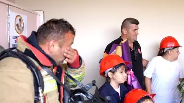 Düzce Belediyesi'nden İtfaiye Personeline Duygusal Babalar Günü Sürprizi