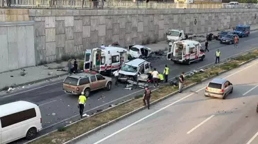 Tosya'da Zincirleme Kaza: 9 Yaralı
