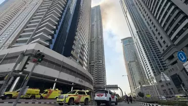 Dubai'de 67 Katlı Gökdelende Yangın