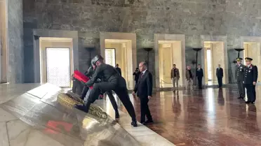 Jandarma Teşkilatı'nın Kuruluş Yıl Dönümü Anıtkabir'de Kutlandı