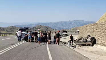 Tunceli'de Kaza: 7 Yaralı