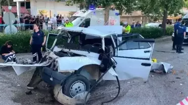 Denizli'de feci kaza! 1 kişi hayatını kaybetti, 4 yaralı var