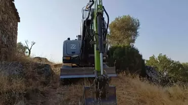 Çine'de Kaçak Define Kazısına 8 Gözaltı