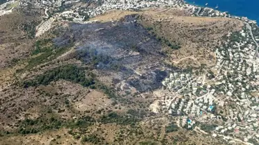 Bodrum'da yangın kontrol altına alındı