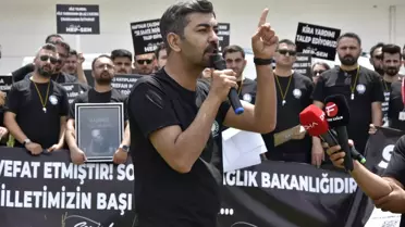 Sağlıkçılardan Hak Kaybı Protestosu