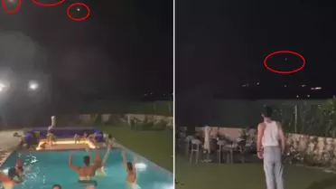  İran'dan İsrail'e atılan füzeleri tezahüratlarla izlediler