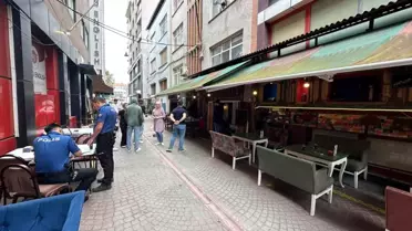 Samsun'daki Kafede Yangın Paniği