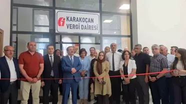Karakoçan'da Yeni Vergi Dairesi Açıldı
