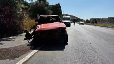 Milas'ta Trafik Kazası: Bir Yaralı
