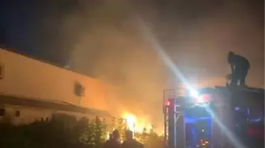 Akyazı'da Fabrikaya Sıçrayan Yangın Kontrol Altına Alındı
