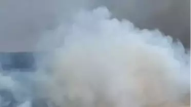 Çorum'da Ekili Arazide Yangın Çıktı