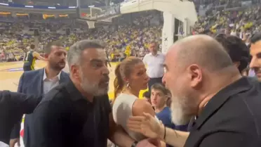 Fenerbahçe Beko, Beşiktaş Fibabanka maçında yöneticiler arasında gerilim