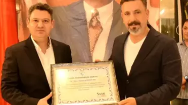 Kaymakam Hasan Gökpınar'a Fahri Hemşehrilik Beratı