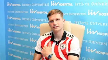 Samsunspor'un Yeni Transferi Tomasson Sağlık Kontrolünden Geçti