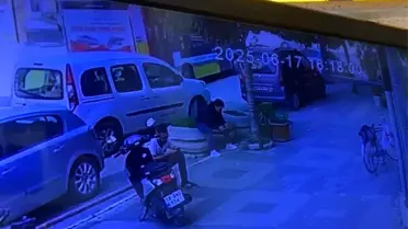 İnegöl'de Motosiklet-Özel Halk Otobüsü Kazası