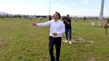 Vali Çiçek uçurtma uçurdu, bağımlılıkla mücadelede kararlılık mesajı verdi