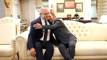 Vali Koç'tan Cemal Aksakboğa'ya Sıcak Karşılama