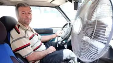 Adana'da Sıcaklardan Kurtulmak İçin Vantilatör Geliştirdi