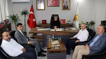 Kütahya Belediye Başkanı Eyüp Kahveci'den AK Parti İl Başkanlığı'na İade-i Ziyaret