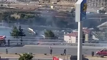 Belen'de Anız Yangını Kontrol Altına Alındı